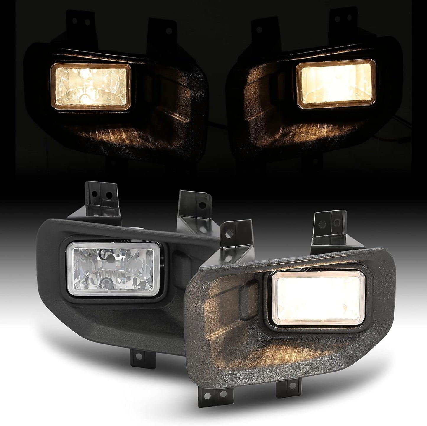 Ford F-150 Front Bumper Fog Lights with Bulbs, Clear Lens