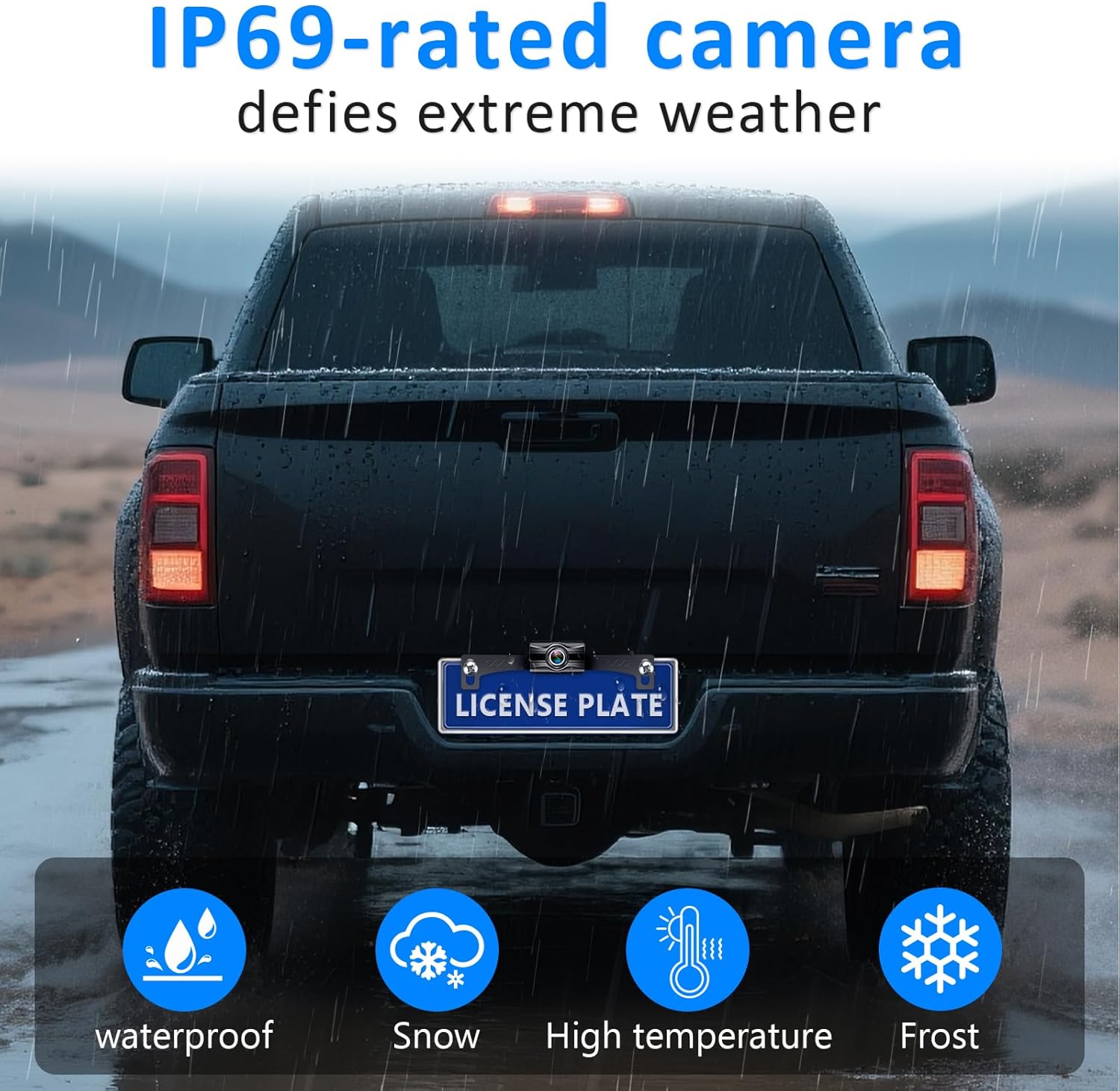 7-Inch Wireless Backup Camera for Truck ,Pickup, Trailer, Cars - OHMU