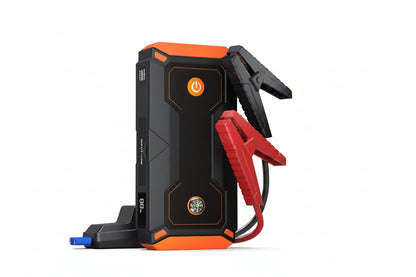 P-ONE 2000A Jump Starter for 8.0L Gas/6.5L Diesel - Portable Box with Case (Orange)