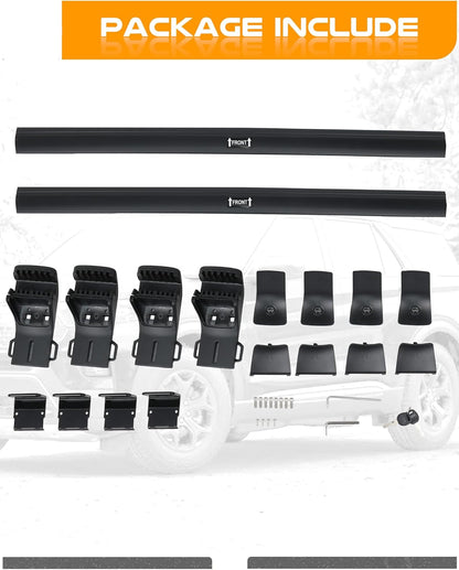 Lockable Roof Rack Cross Bars for 2020-2026 Ford Explorer w/Side Rails - 330 lb Capacity