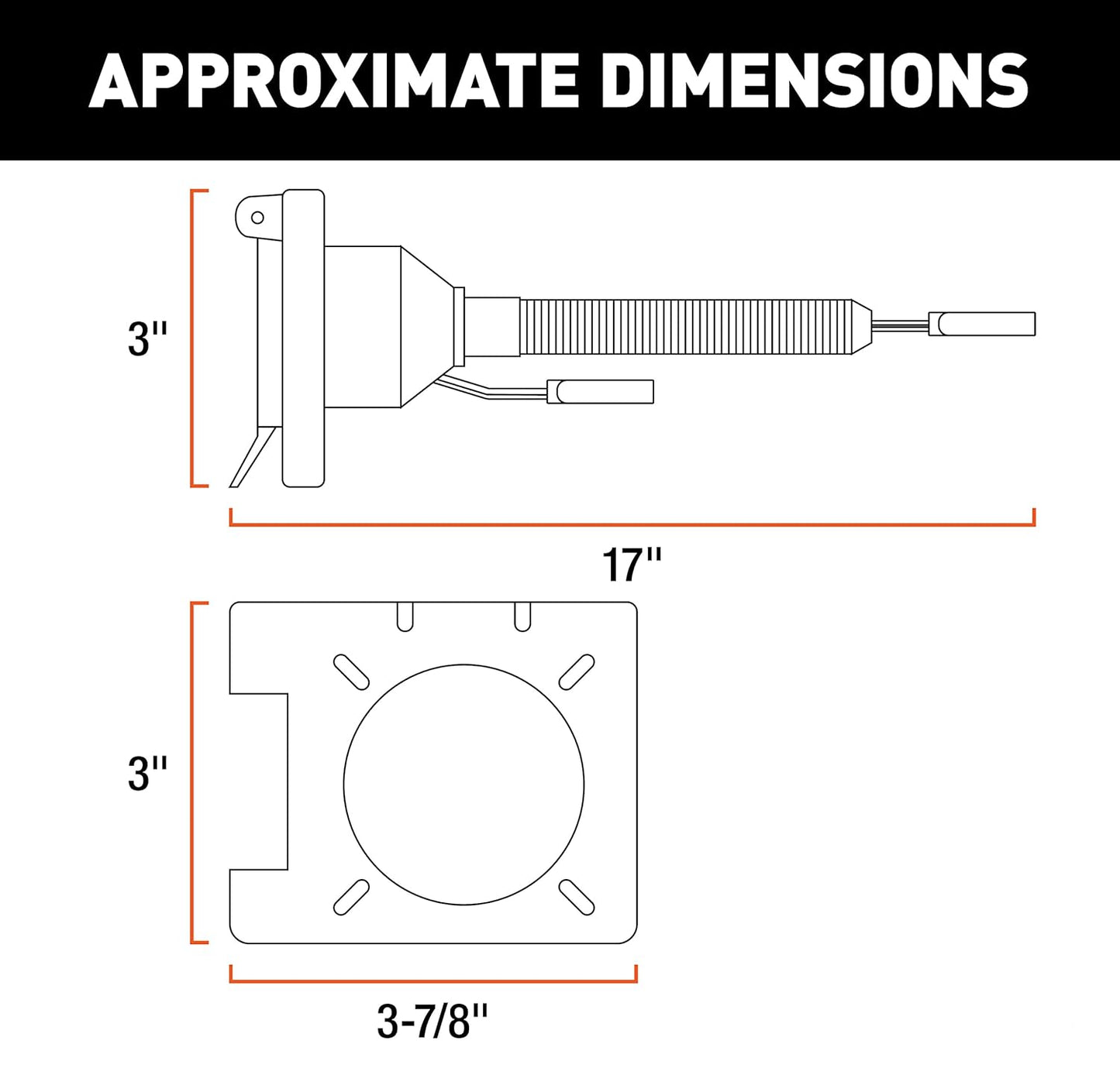 Dual-Output 4-to-7 Pin Trailer Adapter - 57672