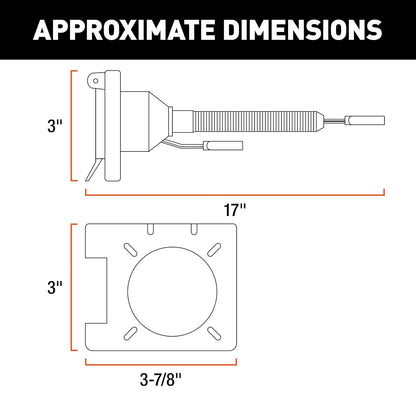 Dual-Output 4-to-7 Pin Trailer Adapter - 57672