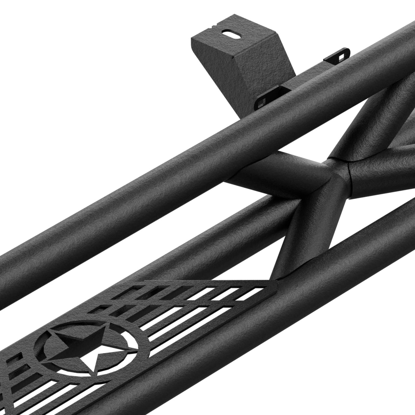 Drop Side Steps / Rock Sliders for 2018-2026 Jeep Wrangler JL 4-Door (Inc. 4XE)