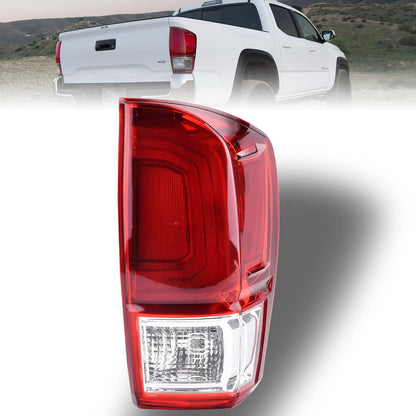 Nakuuly Tail Light Rear Lamp Compatible With 2016-2022 Toyota Tacoma Right Passenger Side Taillight Brake Signal Assembly with Bulb # ‎81550-04170