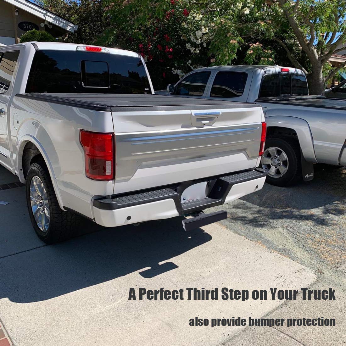 Anti-Slip Hitch Step for 2" Receiver - 600 lb Capacity, Universal for Truck/SUV/RV