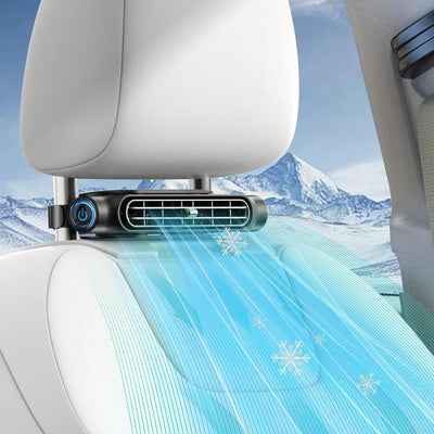 Mini USB Car Seat Fan for Headrest Cooling