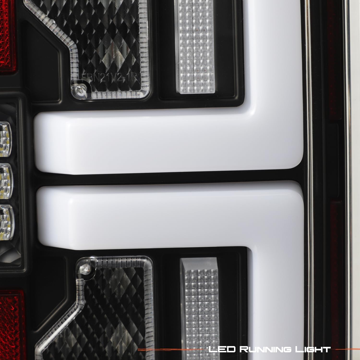 AKKON - Fit 2021-2024 Ford Bronco 21-23 Factory [Halogen Bulb Model] LED Tail Lights Rear Brake Lamp Replacement Pair/Set
