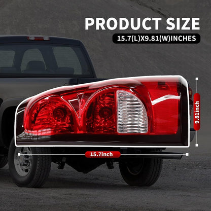 Red Tail Lights (Pair) for 2003-2006 Chevy Silverado HD - Replaces GM2800174/GM2801174