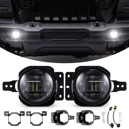 Jeep Gladiator/Wrangler JL LED Fog Lights Kit