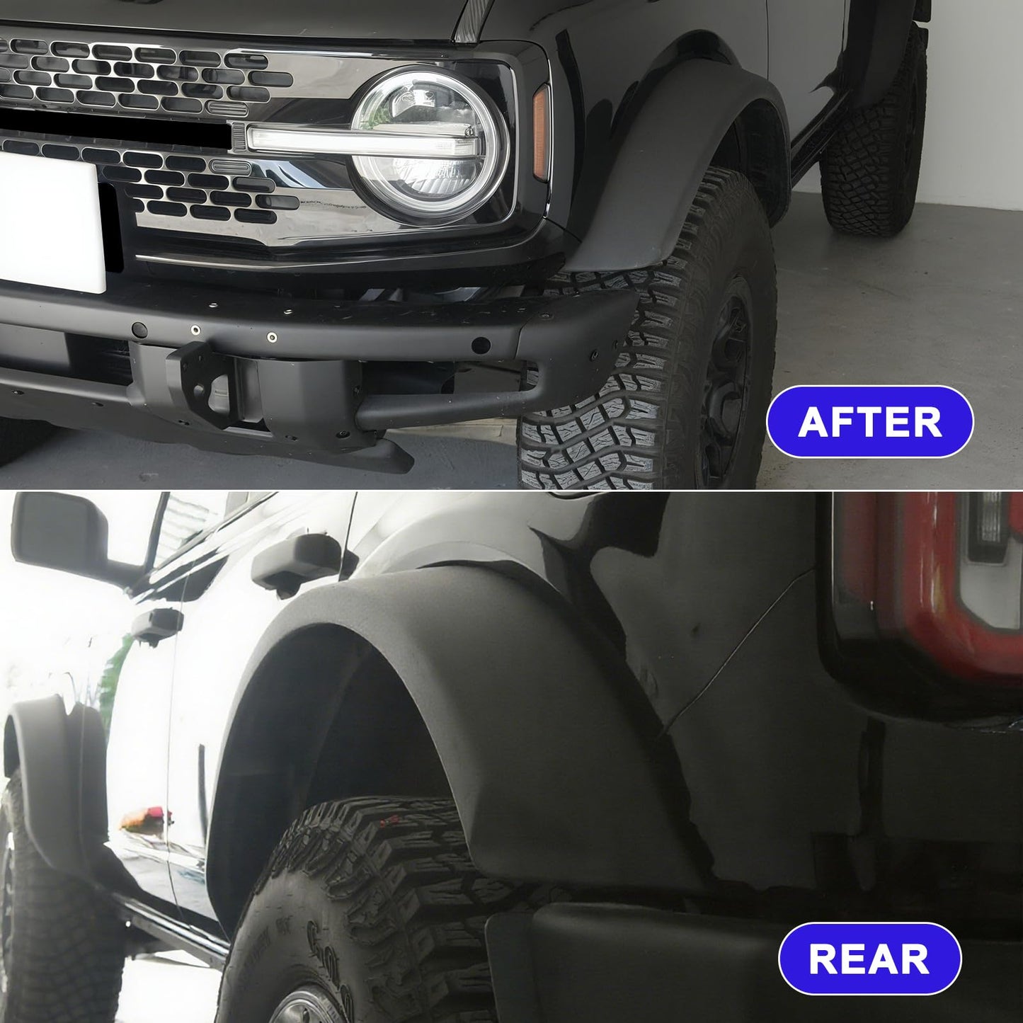 Widened Fender Flares Kit for 2021-2026 Ford Bronco 2/4 Door