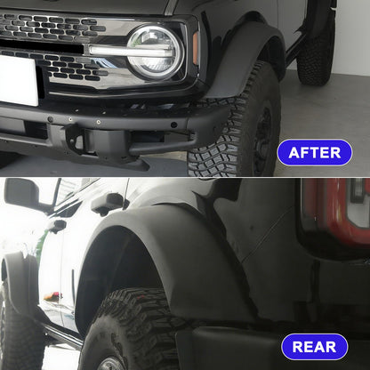 Widened Fender Flares Kit for 2021-2026 Ford Bronco 2/4 Door