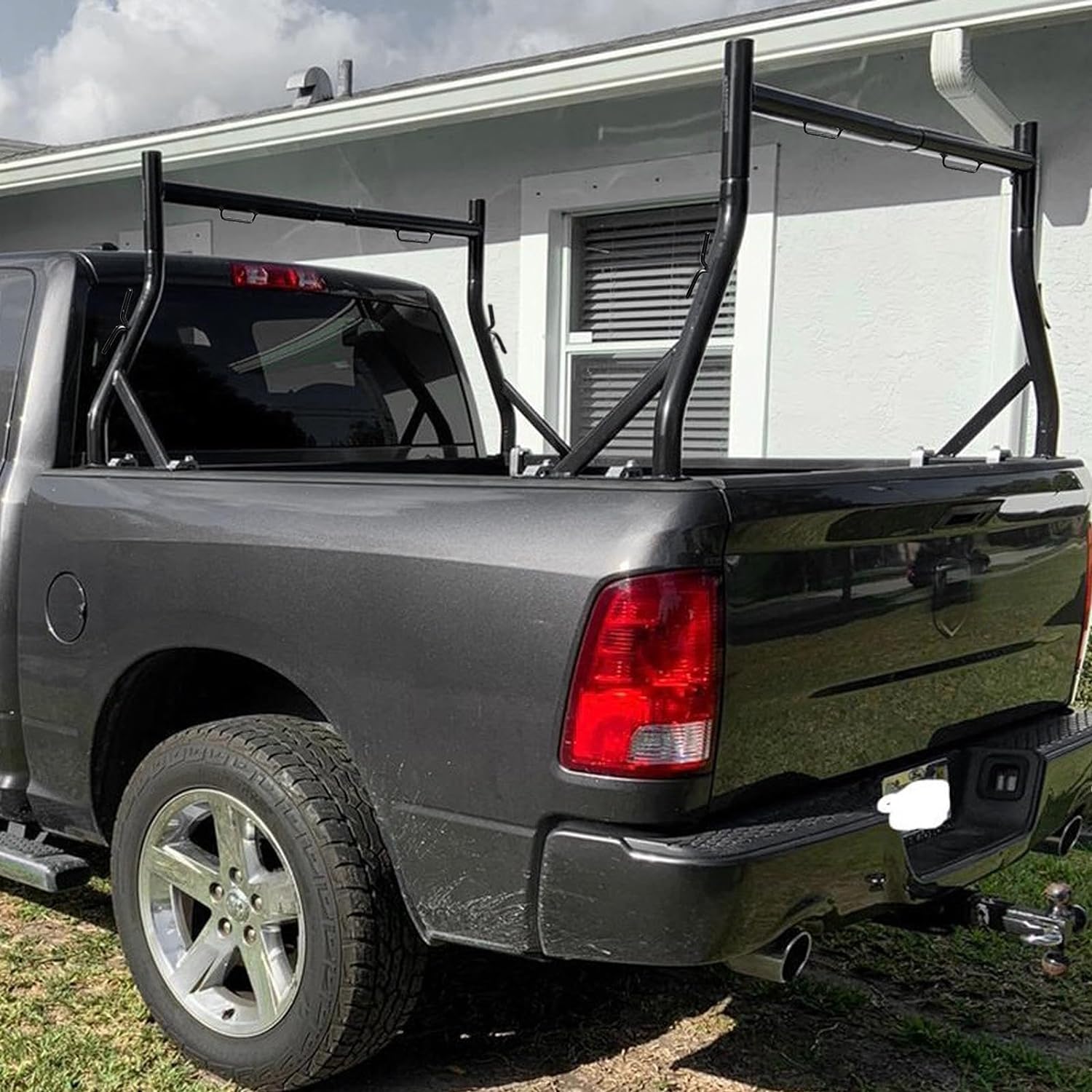 Non-Drilling Truck Rack Fit for 52" to 71" Wide Truck Bed, 800 lb. Capacity - OHMU