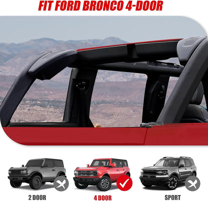 Upgraded Roll Bar Cover for Ford Bronco 4 Door Accessories 2021 2022 2023 2024 - OHMU