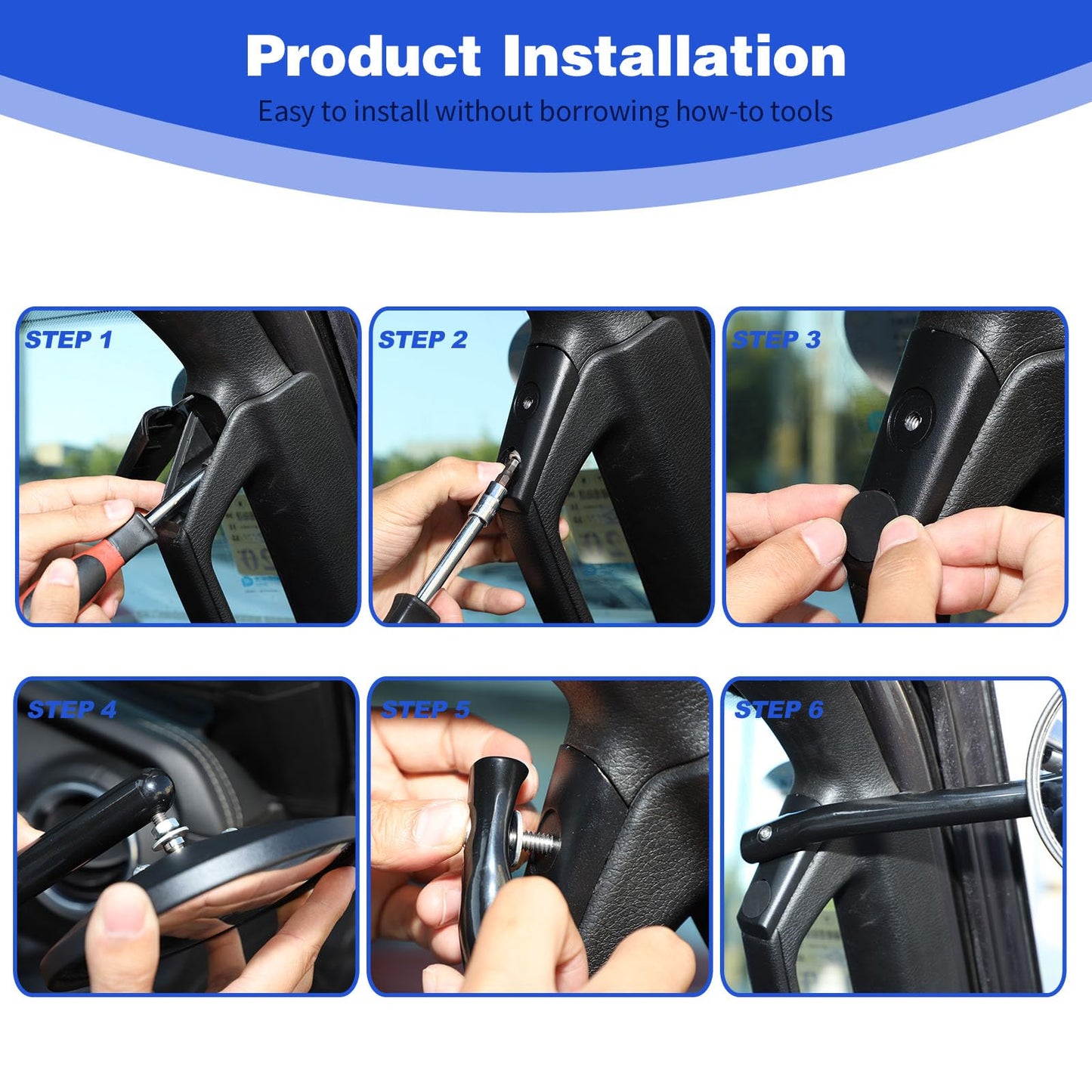 Wider View Door Off Mirrors for Jeep JL/JT