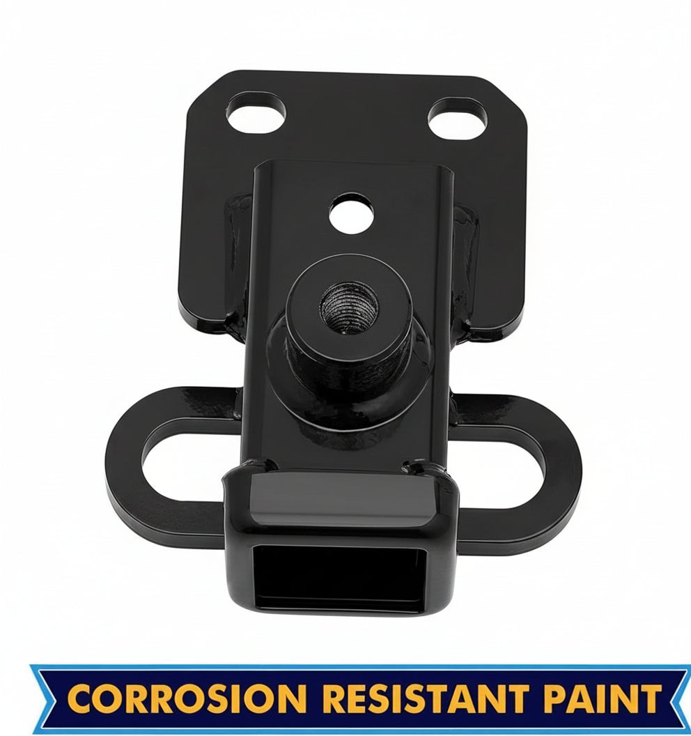 Trailer Hitch for Dodge Ram 1500(2019-2024), 2-inch Hitch Receiver with Bolts, Tow Hitch with Anti-Rust Gloss Powder Coat, Black Trailer Hitch Kit