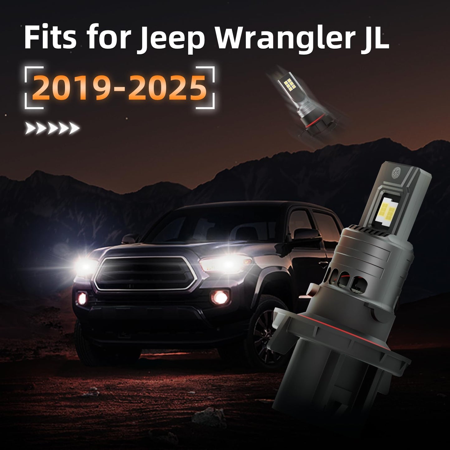 Jeep Wrangler JL/JLU Super Bright Dual Beam Fog Lights