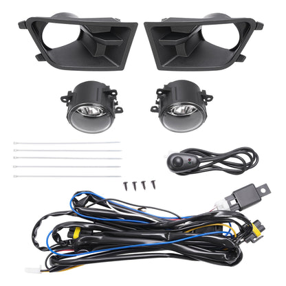 Ford Mustang V6 Fog Lights, Bezel Trim, Clear Lens