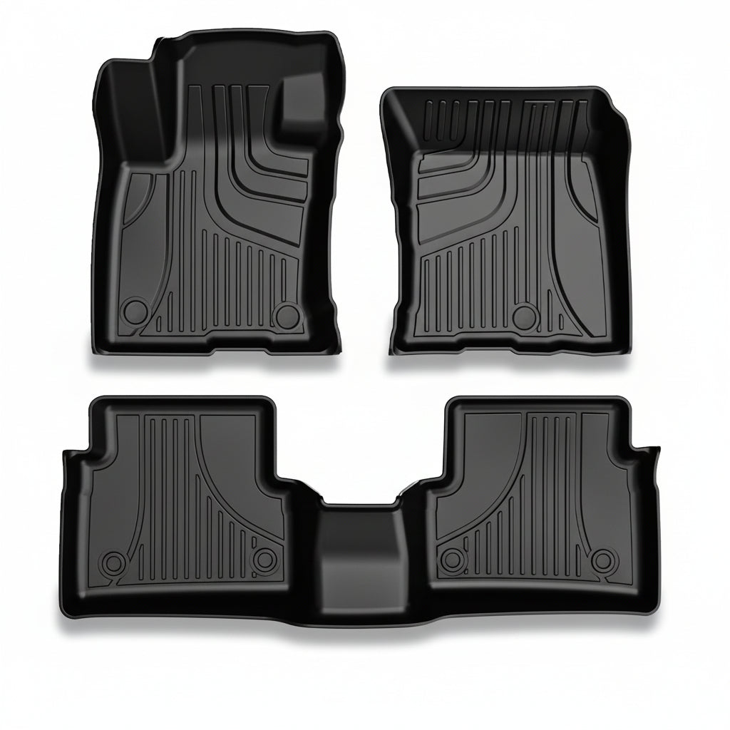 Floor Mats for 2021-2026 Ford Bronco Sport - 1st & 2nd Row, All-Weather Protection
