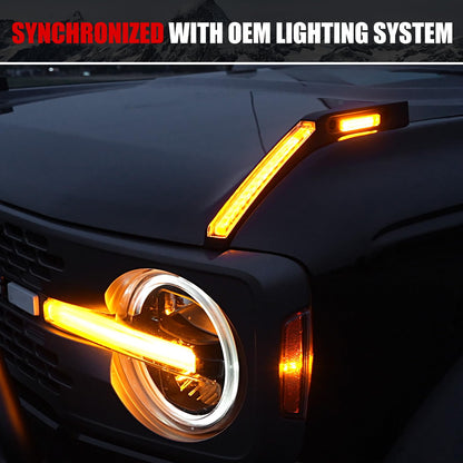 Bronco Trail Sight Lights with Built-In Side Markers