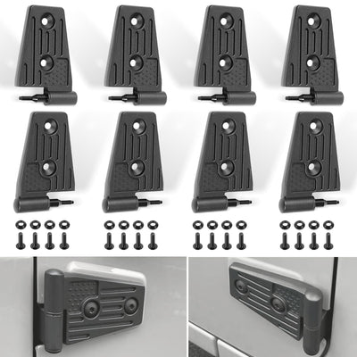 Jeep Wrangler JK Heavy-Duty Aluminum Door Hinge Kit