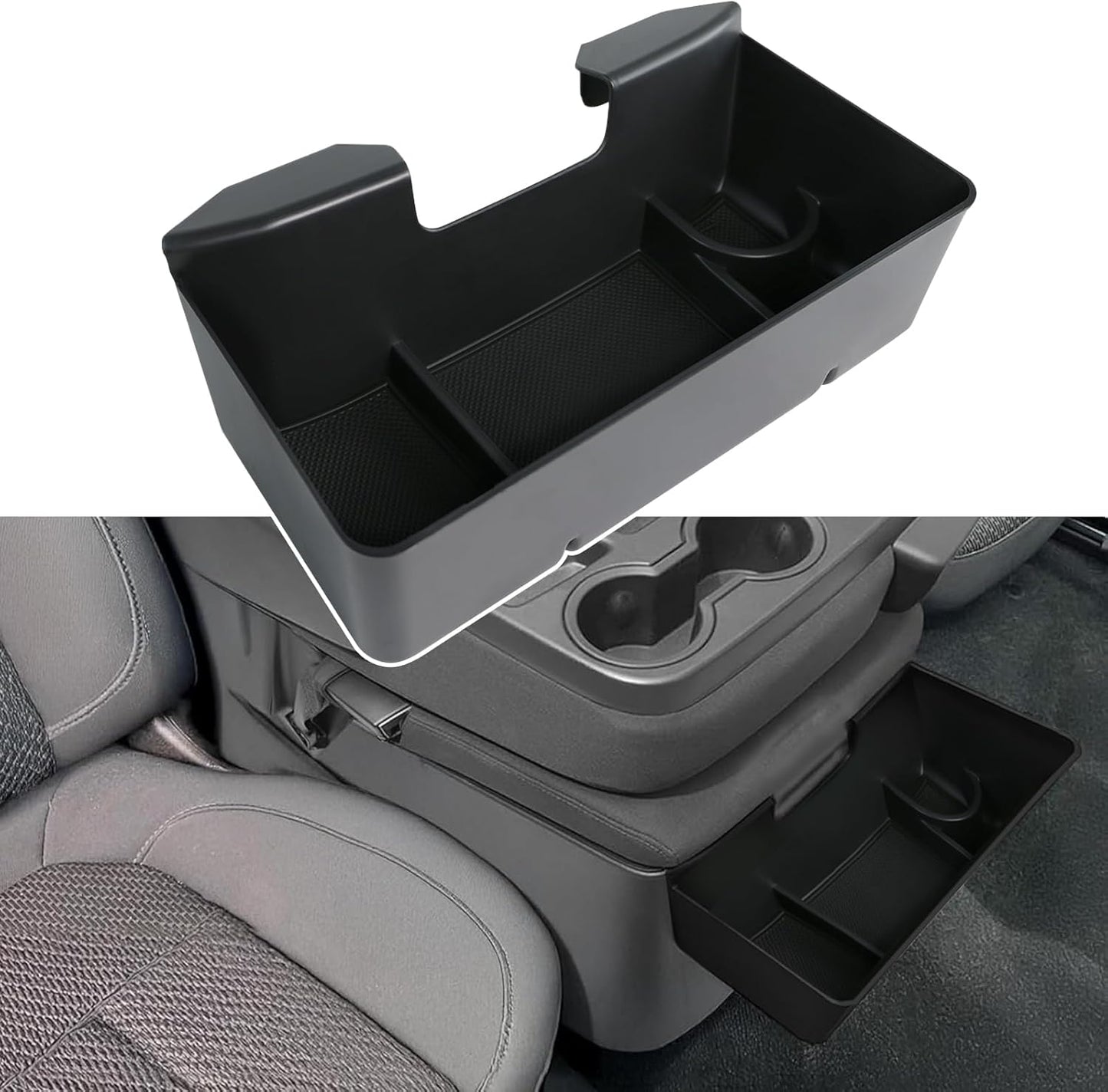 Hanging Console Organizer Box for 2019-2026 Chevy/GMC 1500 & HD - Split-Bench Seat Only