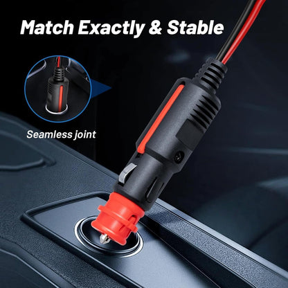 12V/22V Car Refrigerator Power Cord with Cigarette Lighter Plug