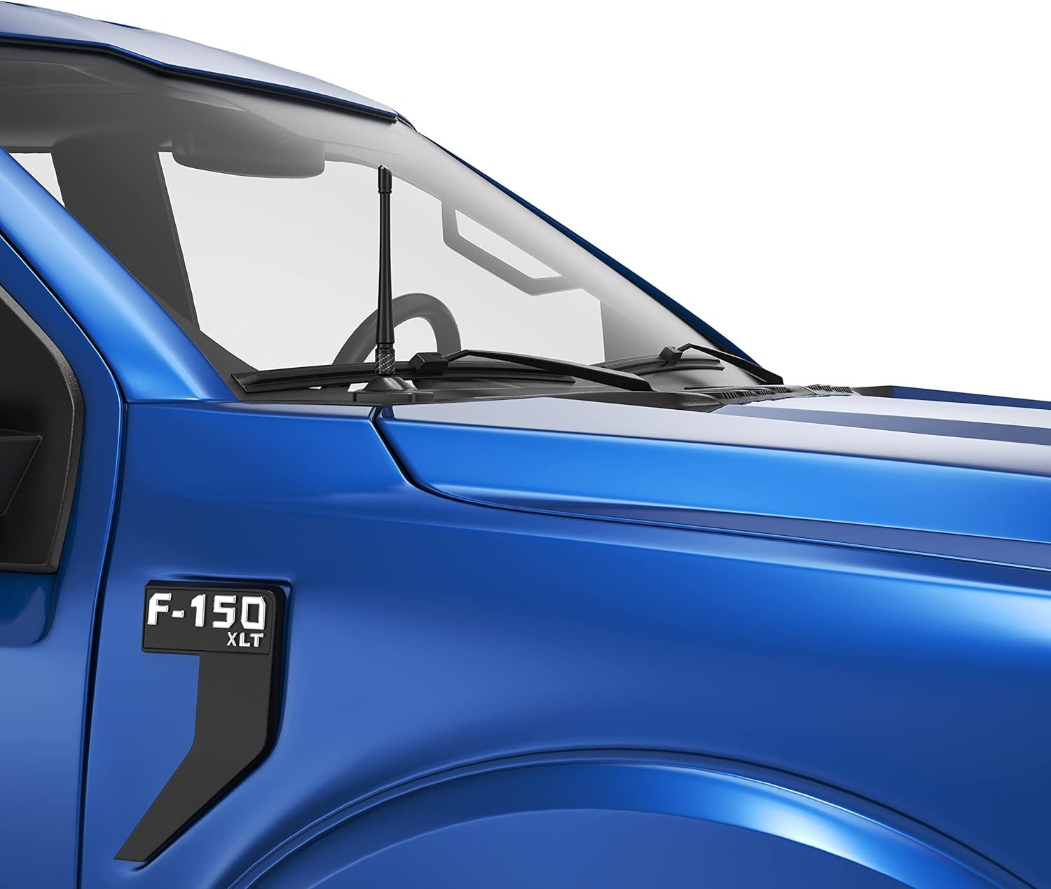 RYDONAIR Short Antenna Compatible with Ford F150 2009-2025 & Ford Bronco 2021-2025, Internal Copper Coil for Enhanced Reception, Car Wash Proof, 7 inches Rubber Antenna Replacement