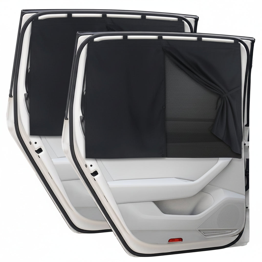 Magnetic Car Window Shades for Dodge Grand Caravan, Double Layer Sunshade