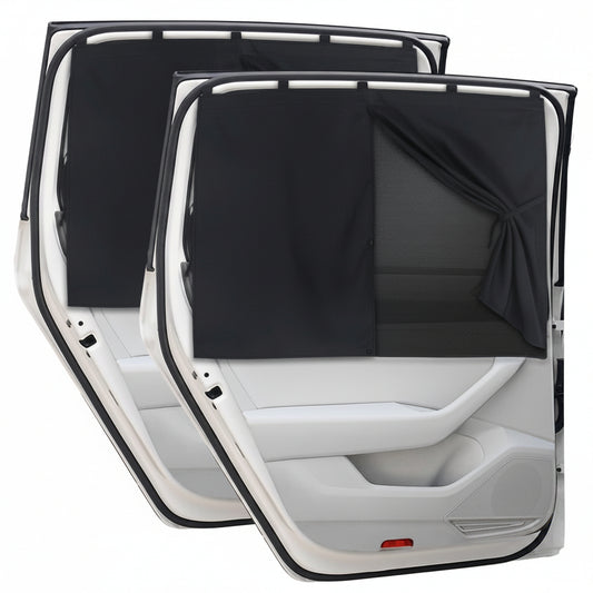 Magnetic Car Window Shades for Dodge Grand Caravan, Double Layer Sunshade