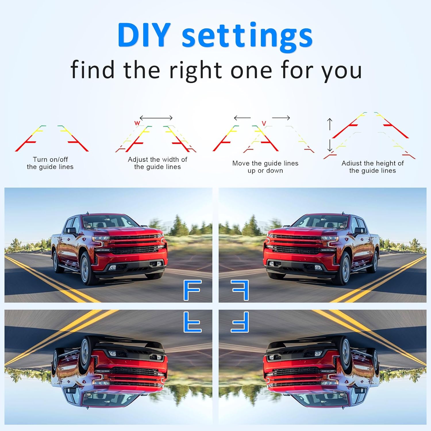 7-Inch Wireless Backup Camera for Truck ,Pickup, Trailer, Cars - OHMU