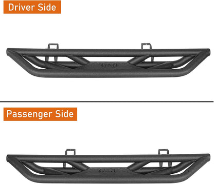Tubular Side Steps / Rock Sliders for 2018-2026 Jeep Wrangler JL 2-Door