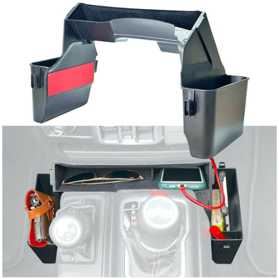 Center Console Gear Shift Organizer Tray for 2018-2026 Jeep Wrangler JL & Gladiator JT (Patent Design)