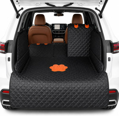 100% Waterproof Split Cargo Liner - Heavy-Duty w/60/40 Bench & Armrest Pass-Through, Machine Washable, Non-Slip