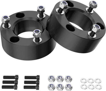 Richeer 3 inch Leveling Lift Kit Compatible with 2004-2026 F150, Leveling Lift Kit Fit for 2004-2026 F150 2WD 4WD, 2003-2018 Expedition Forged Front Strut Spacers Raise the Front of your F150 by 3"