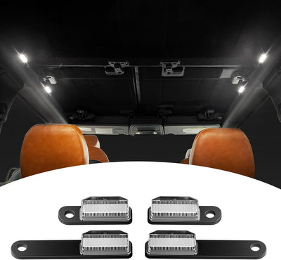 4-PCS LED Interior Dome Light Kit for 2021-2024 Ford Bronco 2/4-Door (Excludes Sport)