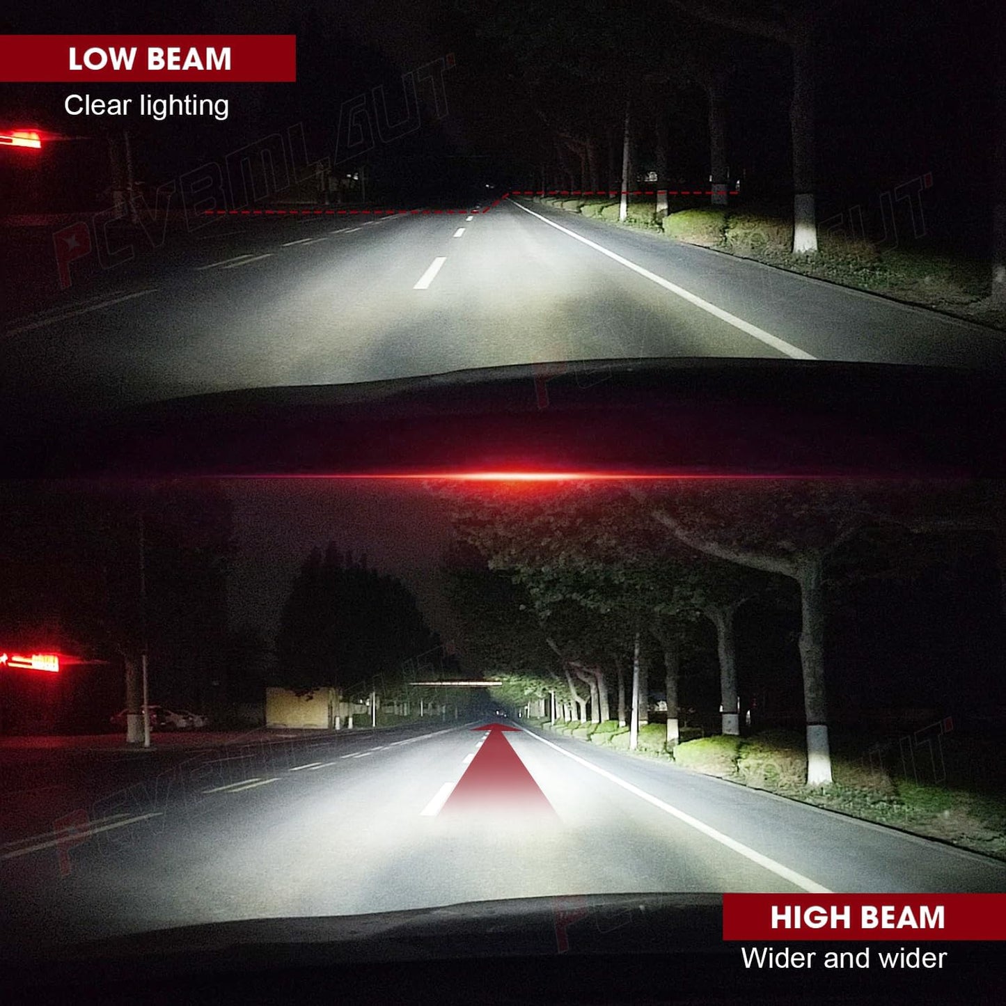 Compatible For DODGE RAM 1500 2500 3500 2009-2018, 9005 High Beam H11 Low Beam 9145/9140/H10 Fog Light Bulbs, 6500K White, 500% Brightness with Cooling Fan, Plug and Play, Waterproof, Pack of 6