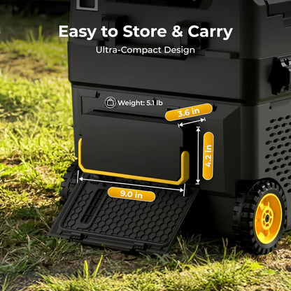 240Wh Detachable Battery for 12V Fridges (CRD2/Rocky/CRH20/CRX3) - Multi-Ports for Overlanding/Camping