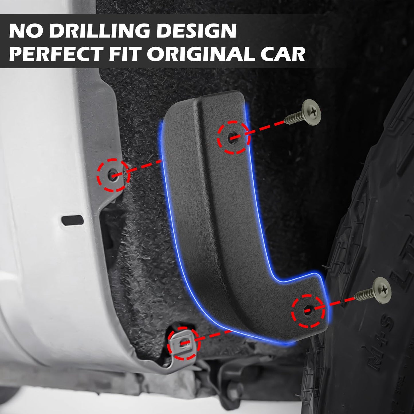 Mud Flap Delete Kit for 2019-2026 Chevy Silverado 1500