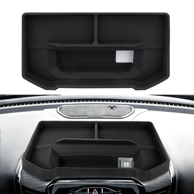 Dashboard Storage Tray for 2019-2026 Ram 1500 w/ 12"/14.4" Uconnect Screen (Excludes 8.4") - Non-Slip Organizer