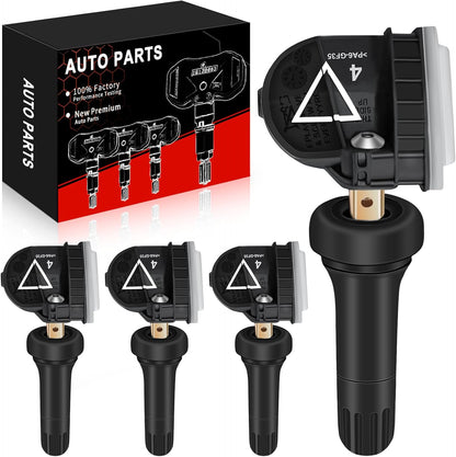 4-PCS Pre-Programmed 433MHz TPMS for 2016-2022 GM Models (Silverado/Malibu/Acadia/CT6) - Replaces 13598773