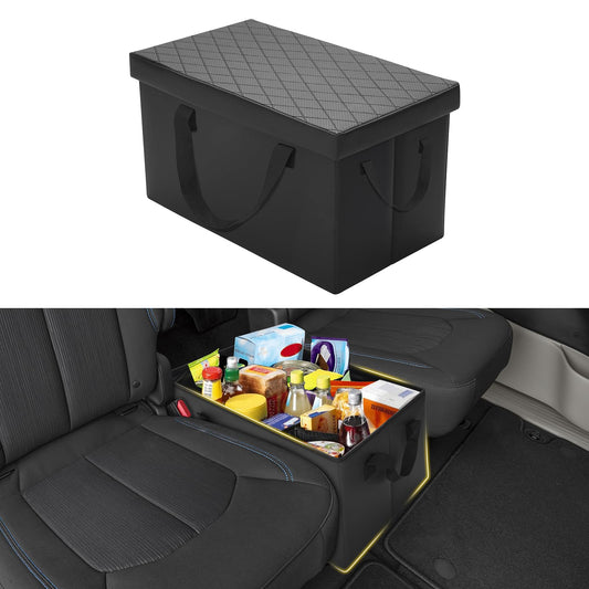 Mixsuper Liner Car Seat Organizer for 2015-2020 Chevrolet Suburban/GMC Yukon XL, Console Organizer Backseat Box for Chevy Suburban, Dog Toy Box Storage Bin Kids Toys Baby Supplies Travel Accessories