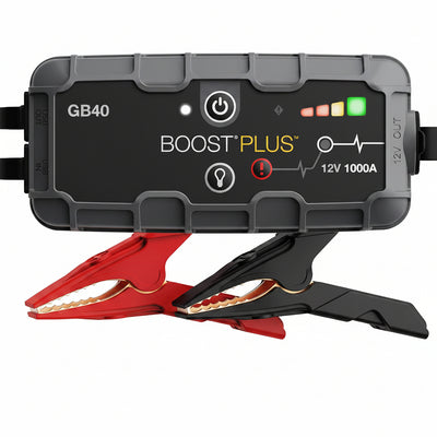 Boost GB40 1000A Jump Starter - UltraSafe for 6.0L Gas/3.0L Diesel, Portable Power Bank