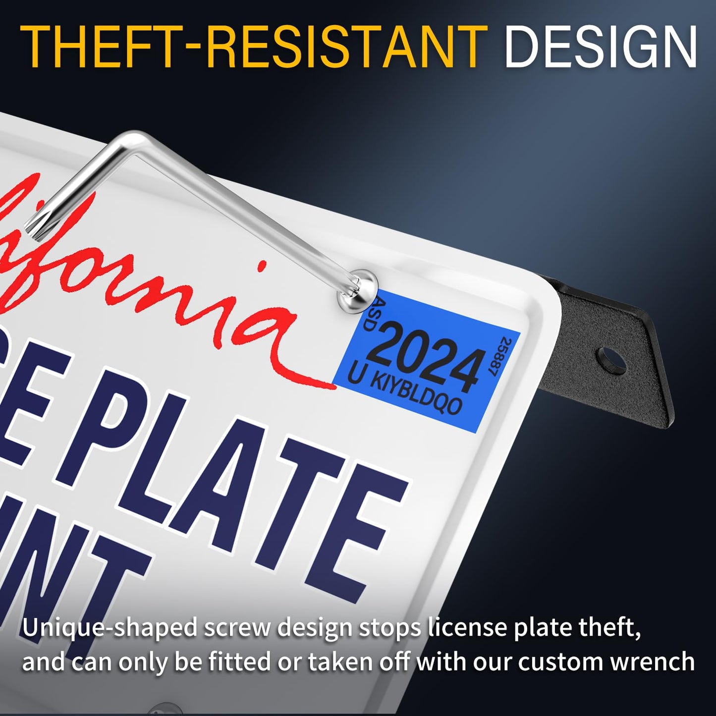 Bronco Front License Plate Mount for Modular Bumper