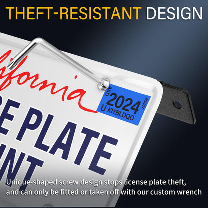 Bronco Front License Plate Mount for Modular Bumper