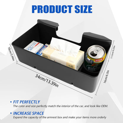 Hanging Console Organizer Box for 2019-2026 Chevy/GMC 1500 & HD - Split-Bench Seat Only