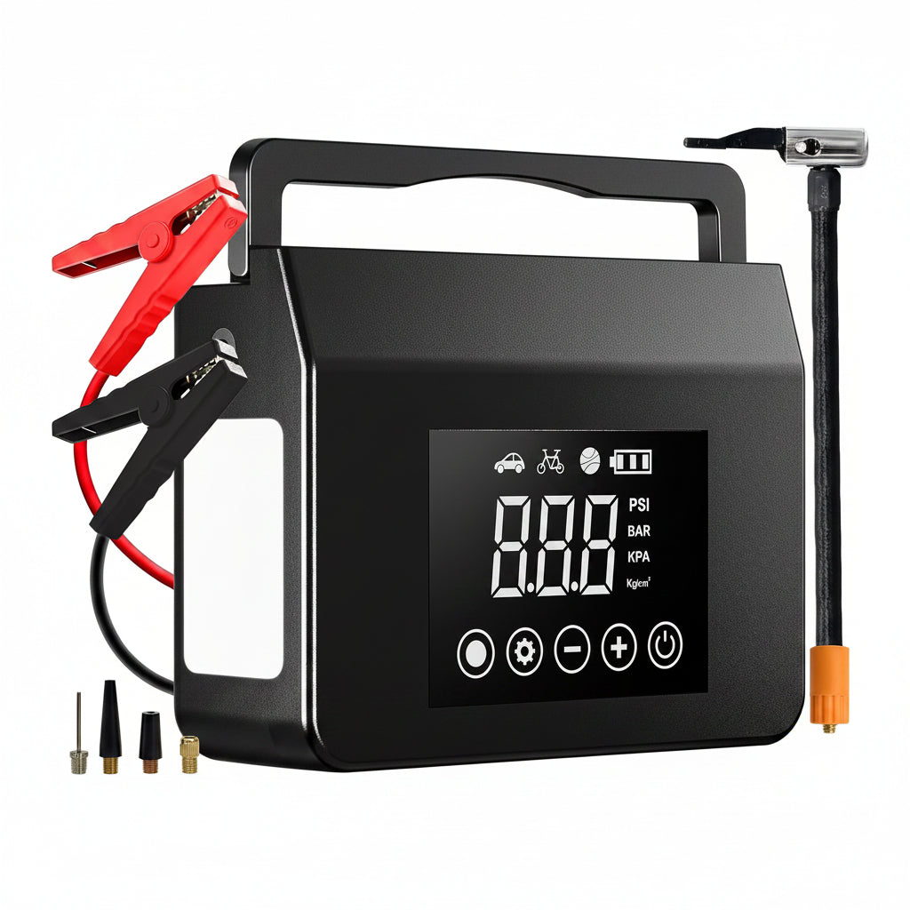 4000A Jump Starter with 150PSI Air Compressor - Fast Charge Power Bank for Cars/Trucks/SUVs