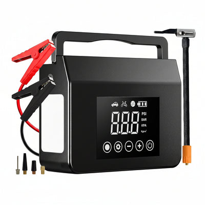 4000A Jump Starter with 150PSI Air Compressor - Fast Charge Power Bank for Cars/Trucks/SUVs