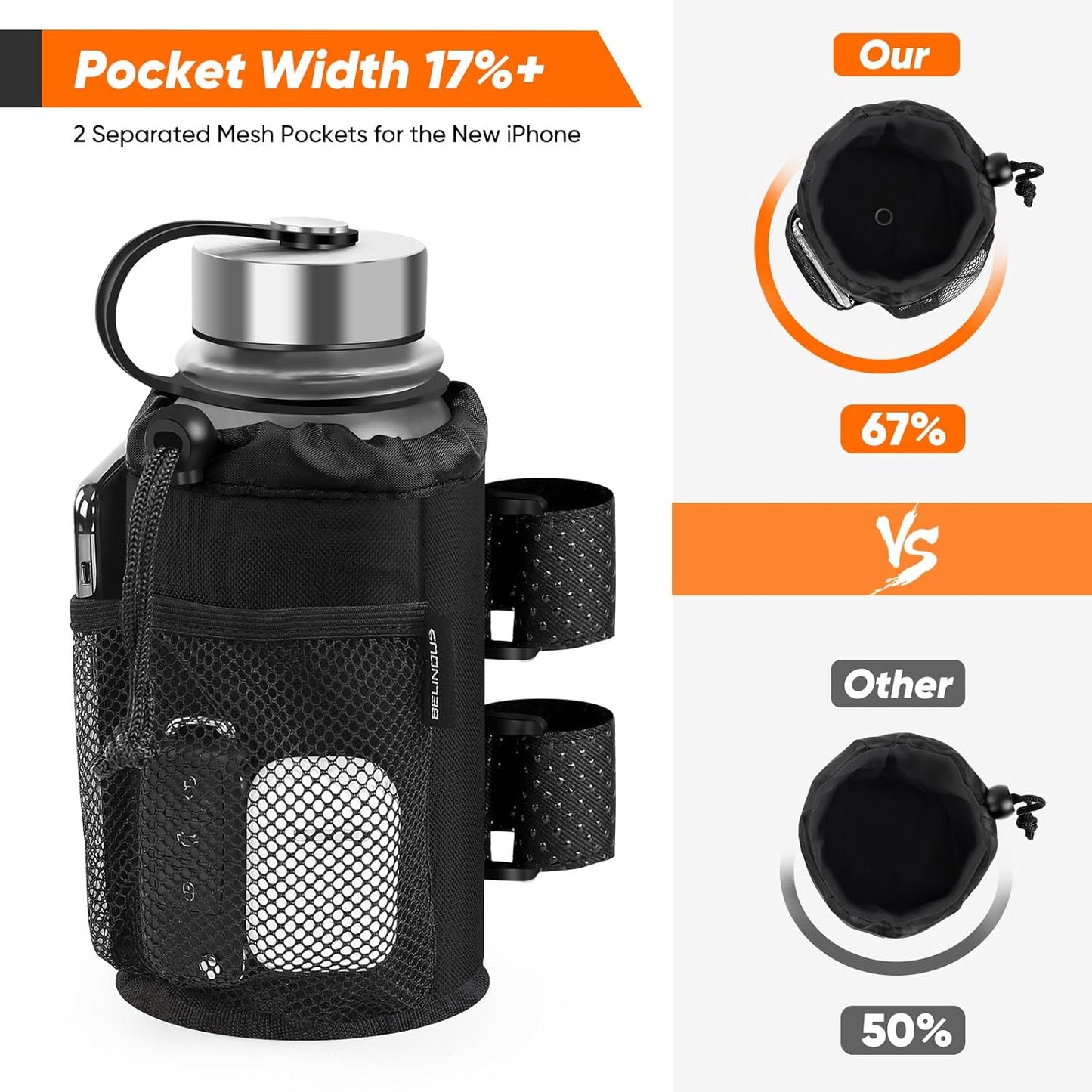 2 Pcs Roll Bar Cup Holder for most UTVs - OHMU