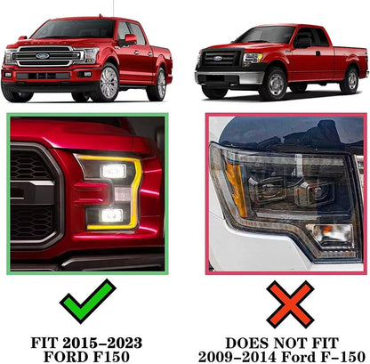 Running Board Nerf Bar Compatible with 15-23 Ford F150 Superduty Crew Cab - OHMU