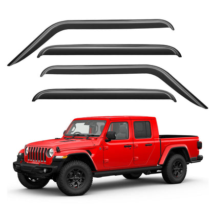 Dodge Ram 1500 Quad/Extended Cab Window Rain Guards